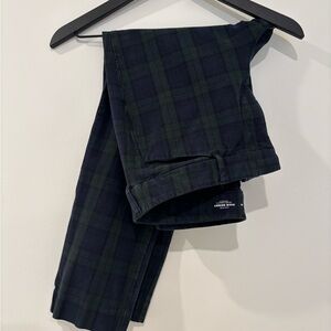 Old Navy Green and Navy Plaid Pants